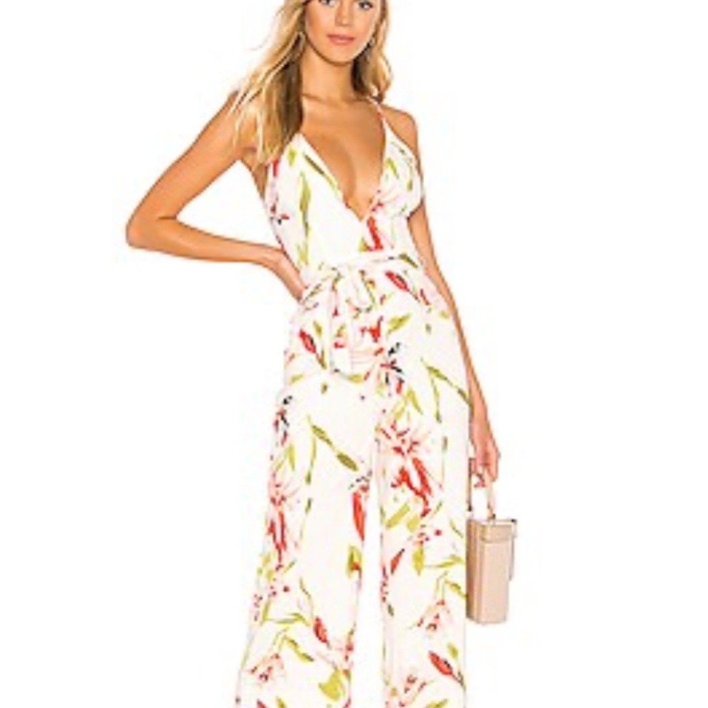 Superdown Floral Jumpsuit